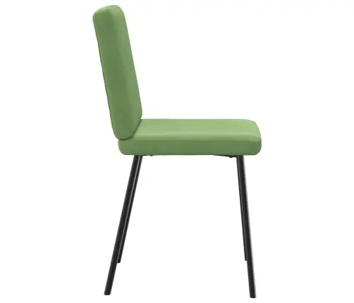 Valgomojo Kėdės, 2Vnt., Šviesiai Žalios Spalvos, Aksomas