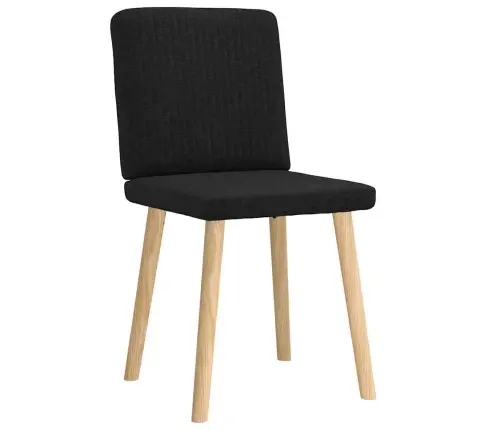 Söögitoolid 2 Tk, Must, Kangas