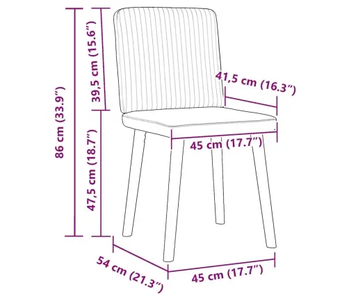 Virtuves Krēsli, 2 Gab., Tumši Brūns Audums Vidaxl