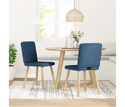 Söögitoolid 2 Tk, Sinine, Kangas Söögitoolid 2 Tk, Sinine, Kangas