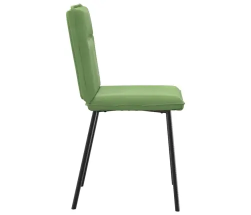 Valgomojo Kėdės, 2Vnt., Šviesiai Žalios Spalvos, Aksomas