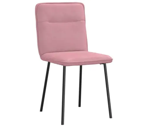 Söögitoolid 2 Tk, Roosa, Samet