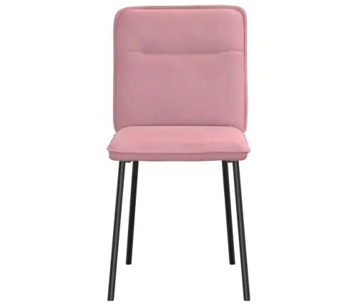 Söögitoolid 2 Tk, Roosa, Samet