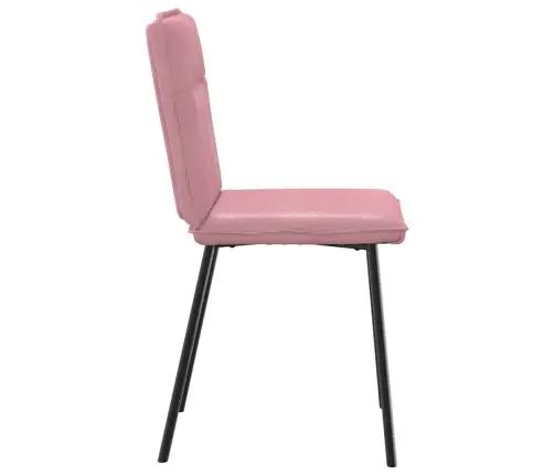 Söögitoolid 2 Tk, Roosa, Samet