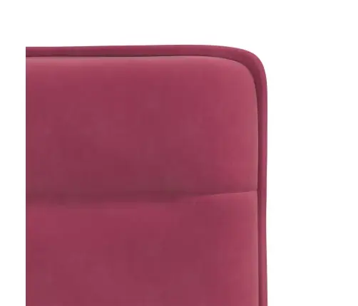 Virtuves Krēsli, 2 Gab., Vīnsarkans Samts Vidaxl