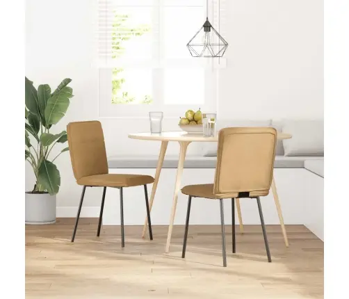 Söögitoolid 2 Tk, Pruun, Samet