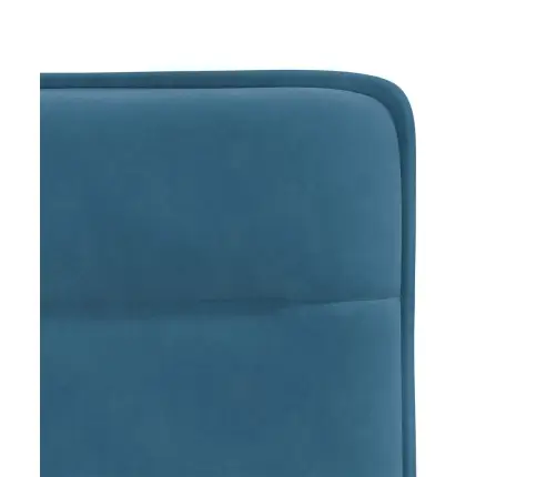 Virtuves Krēsli, 2 Gab., Zils Samts Vidaxl