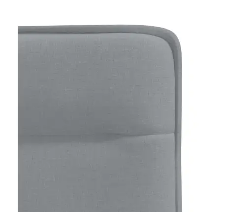 Virtuves Krēsli, 2 Gab., Gaiši Pelēks Audums Vidaxl