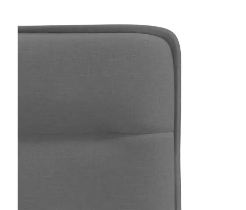 Virtuves Krēsli, 2 Gab., Tumši Pelēks Audums Vidaxl