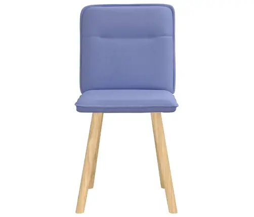 Virtuves Krēsli, 2 Gab., Džinsa Zils Audums Vidaxl
