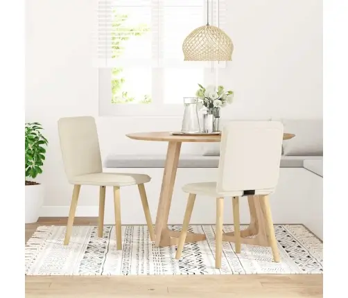 Virtuves Krēsli, 2 Gab., Lins Vidaxl