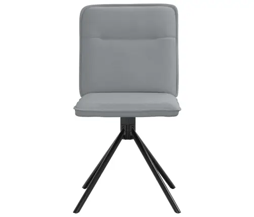 Valgomojo Kėdės, 2Vnt., Šviesiai Pilkos Spalvos, Audinys