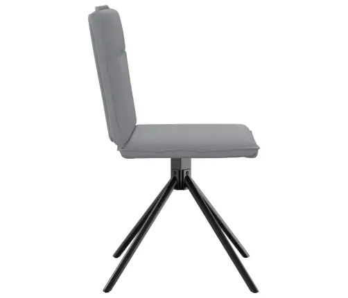 Valgomojo Kėdės, 2Vnt., Šviesiai Pilkos Spalvos, Audinys