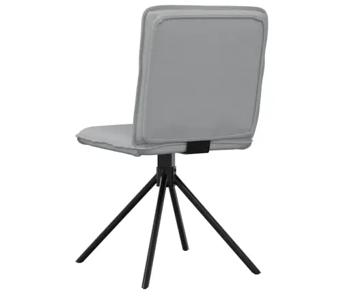 Valgomojo Kėdės, 2Vnt., Šviesiai Pilkos Spalvos, Audinys
