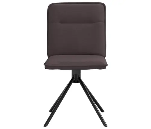 Söögitoolid 2 Tk, Tumepruun, Kangas