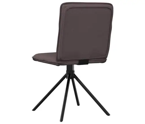 Söögitoolid 2 Tk, Tumepruun, Kangas