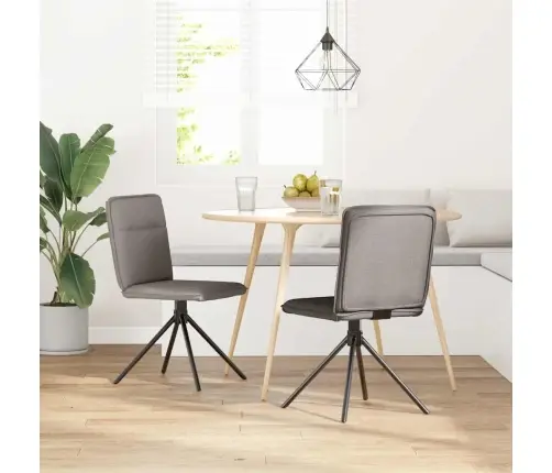 Valgomojo Kėdės, 2Vnt., Taupe Spalvos, Audinys