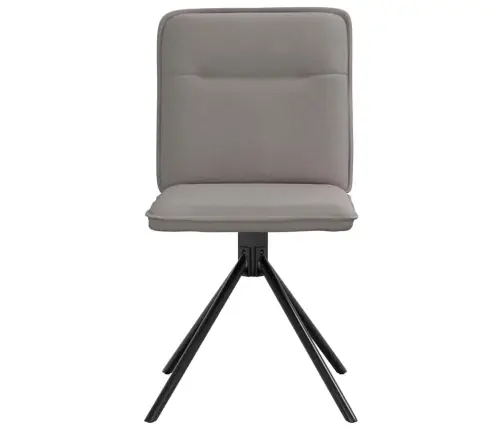 Valgomojo Kėdės, 2Vnt., Taupe Spalvos, Audinys