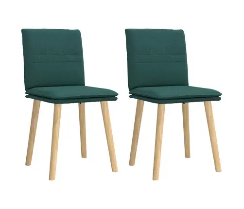 Söögitoolid 2 Tk, Tumeroheline, Kangas