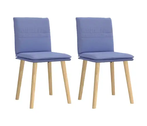 Söögitoolid 2 Tk, Teksasinine, Kangas