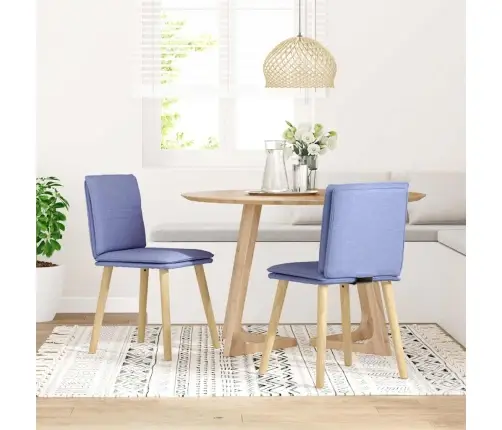 Söögitoolid 2 Tk, Teksasinine, Kangas