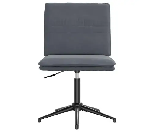 Virtuves Krēsls, Tumši Pelēks Samts Vidaxl