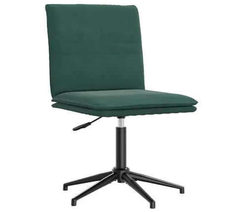 Virtuves Krēsls, Tumši Zaļš Samts Vidaxl