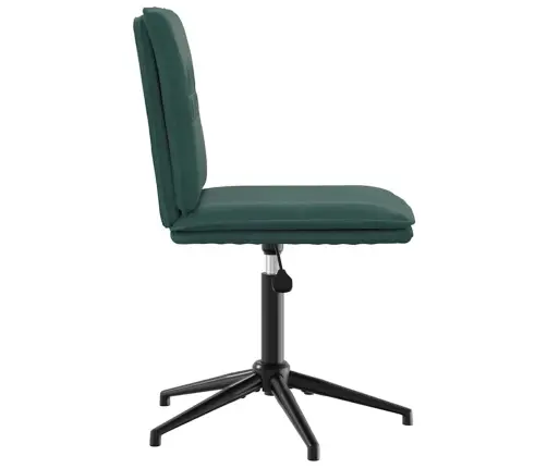 Virtuves Krēsls, Tumši Zaļš Samts Vidaxl