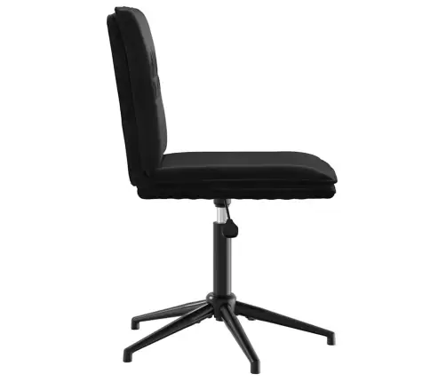 Virtuves Krēsls, Melns Samts Vidaxl