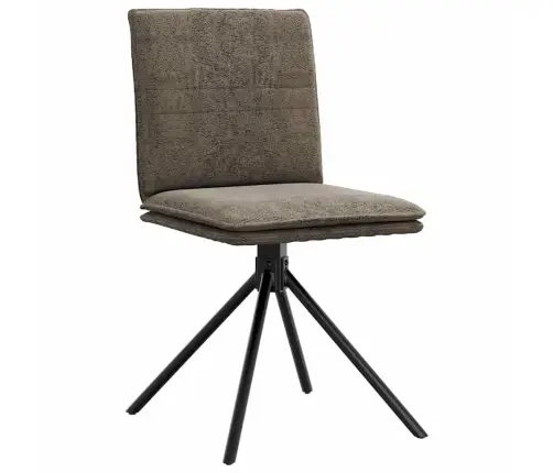 Ēdamistabas Krēsls, Tumši Pelēka Mākslīgā Zamšāda Vidaxl