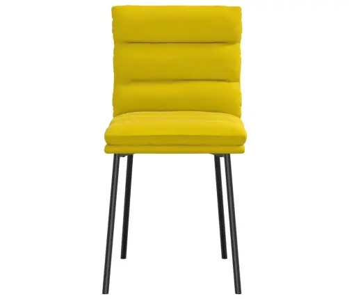 Söögitoolid 2 Tk, Kollane, Samet