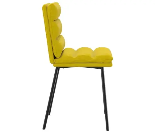 Söögitoolid 2 Tk, Kollane, Samet