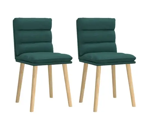 Söögitoolid 2 Tk, Tumeroheline, Kangas