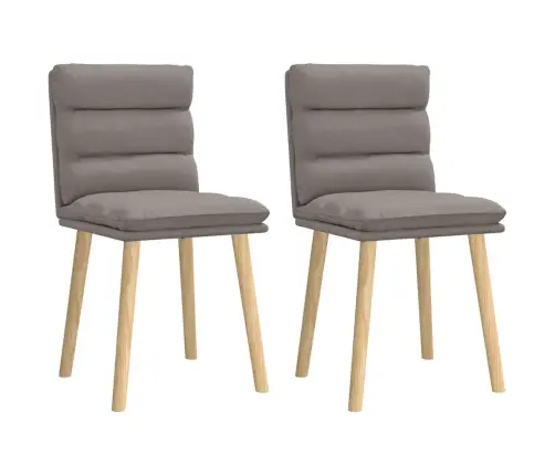 Söögitoolid 2 Tk, Pruunikashall, Kangas