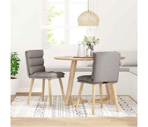 Söögitoolid 2 Tk, Pruunikashall, Kangas