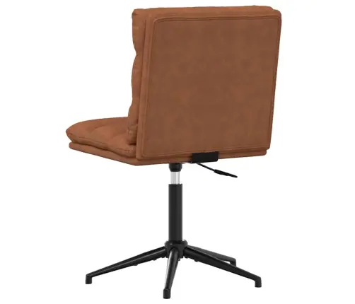 Valgomojo Kėdė, Rudos Spalvos, Dirbtinė Oda Valgomojo Kėdė, Rudos Spalvos, Dirbtinė Oda