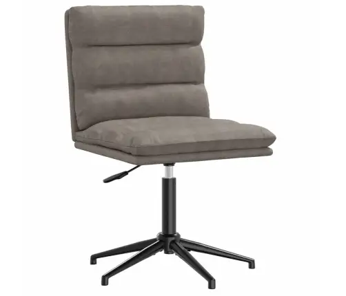 Virtuves Krēsls, Pelēka Mākslīgā Āda Vidaxl