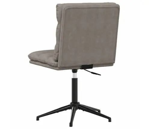 Virtuves Krēsls, Pelēka Mākslīgā Āda Vidaxl