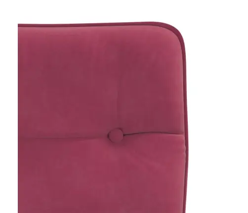 Valgomojo Kėdės, 2Vnt., Raudonojo Vyno Spalvos, Aksomas