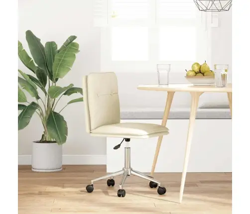 Virtuves Krēsls, Krēmkrāsas Mākslīgā Āda Vidaxl