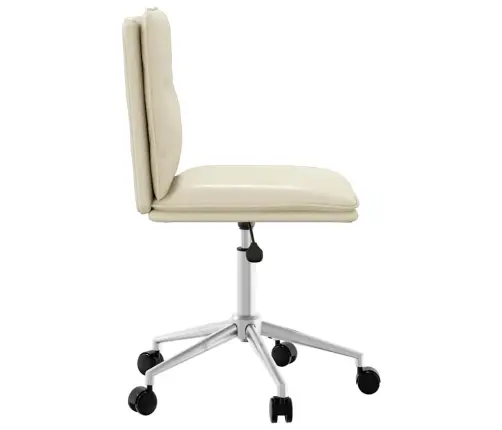 Virtuves Krēsls, Krēmkrāsas Mākslīgā Āda Vidaxl