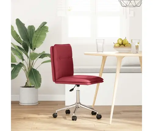 Virtuves Krēsls, Vīnsarkana Mākslīgā Āda Vidaxl