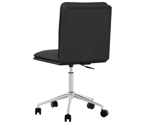 Virtuves Krēsls, Melna Mākslīgā Āda Vidaxl