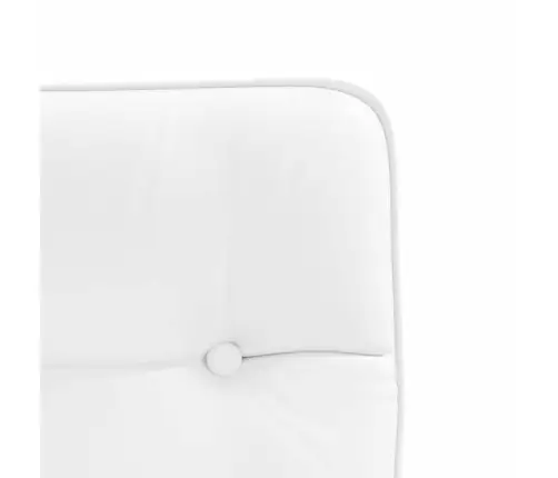 Virtuves Krēsls, Balta Mākslīgā Āda Vidaxl