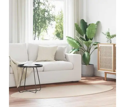 Alavaibad Ovaalne Huarte Beež 120 X 170 Cm 100% Polüester