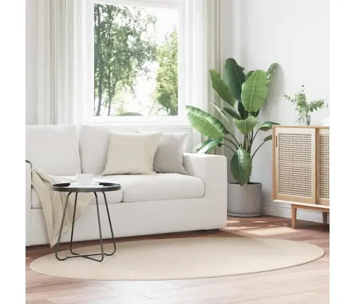 Alavaibad Ovaalne Huarte Beež 140 X 200 Cm 100% Polüester