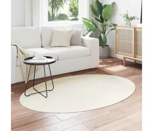 Paklāji Krēmkrāsa 120 X 170 Cm Poliesters Vidaxl