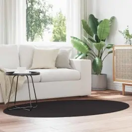 Paklājs Huarte Melna 120 X 170 Cm Poliesters Vidaxl