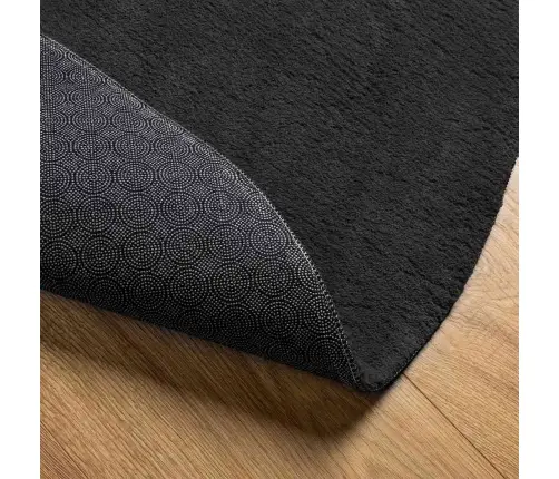 Paklāji Melna 160 X 230 Cm 100% Poliesters Vidaxl