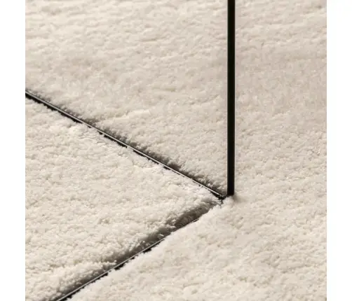 Paklājs Bēša 100 X 200 Cm Poliesters Vidaxl